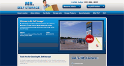 Desktop Screenshot of mrselfstorage.net